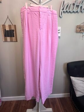 a new day Pastel Pink High-Rise Wide Leg Pants